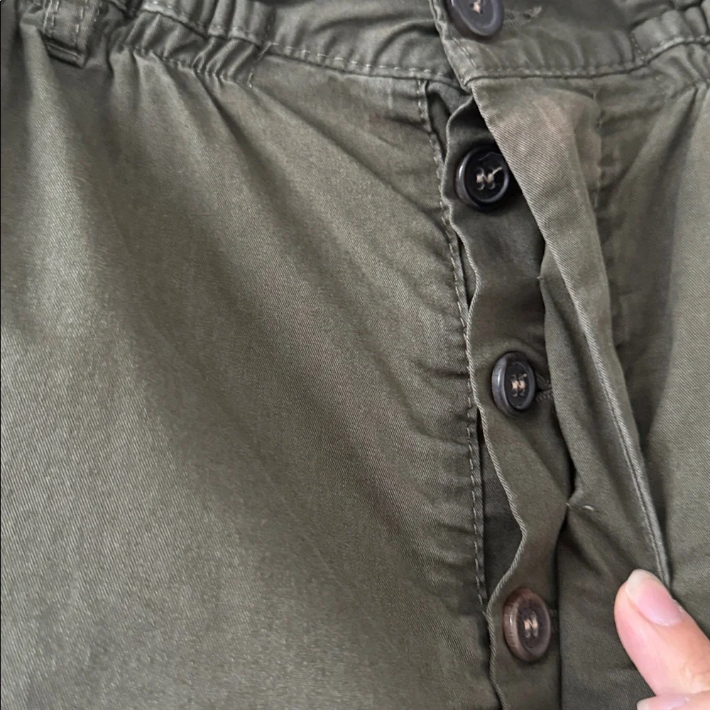 Dsquared‎ 2 Women’s Green Cargo Utility Hight Rise Short IT 40/US 4-6 2014 Y2K